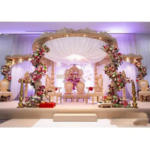 Gorgeous Hindu Wedding Wooden Mandap in <b>UK</b> DST Exports High Quality Solid Wood Marriage Pavilions Manufacturers Washington Event - Product Image 1