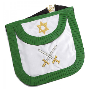 High Quality Leather Masonic Regalia <b>Apron</b> Custom Made Factory Embroidered Lace Best Quality for USA <b>UK</b> Canadian Freemasons - Product Image 6