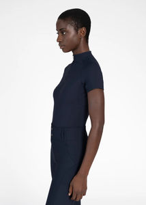 เสื้อขี่ม้าสำหรับผู้หญิง ผ้าบางเบา แขนสั้น ระบายอากาศได้ดี ผ้ายืดหยุ่น เสื้อสำหรับขี่ม้า ชั้นใน OEM - Product Image 3