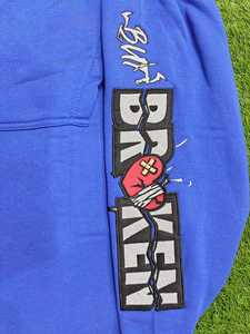 Full Zipper Hoodie High Quality Cotton C0ttonMen's Patch <b>Work</b> <b>Hoodies</b> Custom Printing Full Zip up Fleece Heavyweight Hoodie - Product Image 6