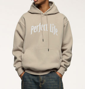 Sudadera con Capucha Extra Grande Unisex de Alta Calidad Estilo Invernal, Sudadera Gruesa para Hombre con Estampado Personalizado, 100% Algodón Ecológico - Product Image 4