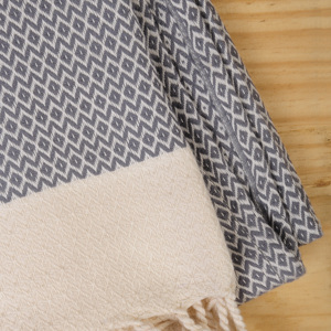 Serviette de plage de golf en coton recyclé personnalisable de haute qualité à séchage rapide Couleur unie de style moderne écologique pour les enfants - Product Image 2