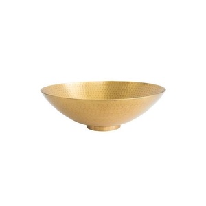 New Style Rounded Fruit Serving Bow Fresh Fruit <b>Salad</b> <b>Server</b> Metal <b>Bowl</b> Dinner Table Top Decoration Food Serving Rounded <b>Bowl</b> - Product Image 6