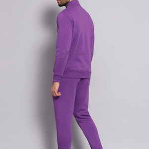 Ensemble de survêtement de sport d'hiver pour hommes, personnalisé avec logo, en coton/polyester, respirant, séchage rapide, léger, taille élastique, pour la gym et le jogging, grandes tailles - Product Image 4