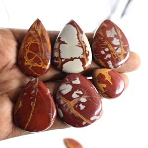 Lote al por Mayor de Cabujones de Jaspe Noreena Natural, Piedras Preciosas Sueltas, Formas Variadas, Calidad Superior, Tamaños Personalizables para Joyería - Product Image 5