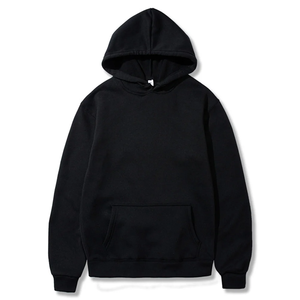 Vente en gros de sweat à capuche 100% coton avec logo personnalisé 500GSM couleur unie pull épais surdimensionné pull à capuche grande taille en tricot uni - Product Image 6