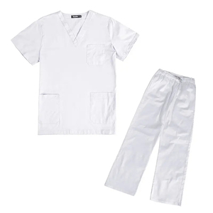 Vente en gros Tenue médicale et infirmière uniforme de travail Hôpital Scrubs Uniformes Ensembles OEM Offre Spéciale Médecin Clinique Scrub Tops Pantalon - Product Image 2