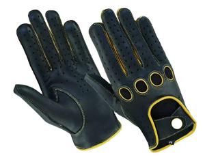 Gants de conduite professionnels de haute qualité Matériau en cuir fin Meilleur tarif avec impression du logo personnalisé du fabricant - Product Image 5