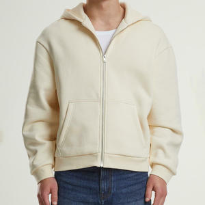 Sweat à capuche surdimensionné en coton à séchage rapide pour hommes, vêtements de rue et décontractés, pull à manches longues, logo personnalisé et broderie - Product Image 1