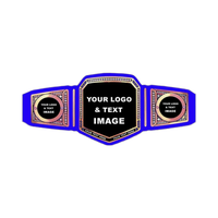 Ceinture de championnat de boxe personnalisable et ajustable pour MMA, lutte, Muay Thai, BJJ, en métal/laiton, pour les jeunes athlètes de CrossFit