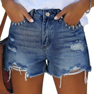 Breathable Design Online Sale Denim Shorts For <b>Women</b> Button Closure Cotton Booty Shorts Reasonable Rates Denim Short <b>Jeans</b> Girls - Product Image 1