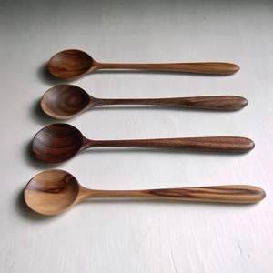 Utensilios de Cocina de Madera de Acacia Natural de Alta Calidad al por Mayor, Cucharas de Madera para Cocinar en el Hogar a Precio Económico - Product Image 4