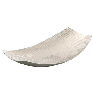 Plateau de service en métal en forme de feuille avec finition argentée Hôtels Restaurant Maison Cuisine Plateau de service de restauration rapide Qualité standard élevée - Product Image 2