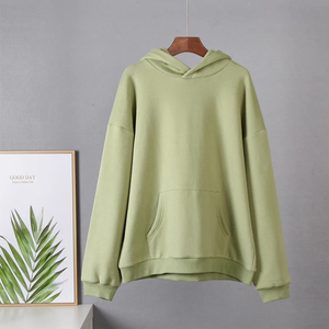 Trendy Solid Color Pull-Over Terry Boxy Styled Hoodies for Women Comfortable & Stylish hoodies - Product Image 6