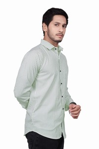 Chemise de créateur pour hommes Chemise décontractée pour hommes de haute qualité disponible à l'exportation au prix de gros Chemise à doublure - Product Image 3