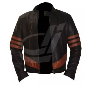 Nueva chaqueta de cuero de piel de oveja para hombre a la moda, Abrigo acolchado para motocicleta con relleno de algodón transpirable - Product Image 1