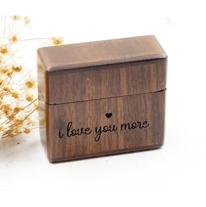 New Arrival Wooden <b>Wedding</b> Ring <b>Box</b> Customized Top Quality Wooden <b>Keepsake</b> Handmade Luxury Wooden Engagement Ring <b>Box</b> - Product Image 2