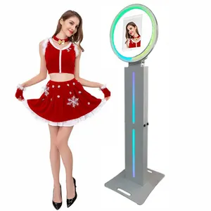 New Wedding Party Portable Sharing Station Manual Selfie Kiosk Instant Roaming Photobooth Shell Ipad Photo Booth Automatic