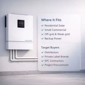 Inversor Solar Híbrido de 11000W 48V, Fuera de Red, Monofásico, Doble MPPT, IP54, LCD, OEM, ODM, Listo para Marca Privada - Product Image 6