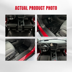 พรมปูพื้นรถยนต์แบบกำหนดเอง2มม. vinfast VF7 4ชิ้น1ปีทำจากเวียดนามสีดำขนาด65X85ซม. ทุกสภาพอากาศ - Product Image 2