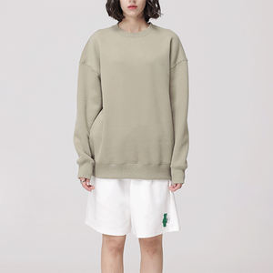 RTS 100% algodón cuello redondo sudadera pulóver sudadera de gran tamaño personalizado en blanco Unisex hombres sudadera con sudaderas con capucha de lana - Product Image 2