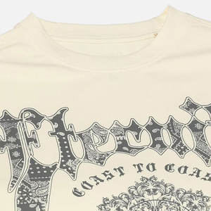 Camiseta de hombre de calidad superior caliente Ropa de calle elegante con diseño sólido Logotipo personalizado Impreso 100% algodón - Product Image 6