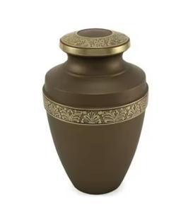 Hermosas urnas de cremación de metal estándar para cenizas humanas Diseño único para suministros funerarios Urnas para adultos Tendencia superior - Product Image 2