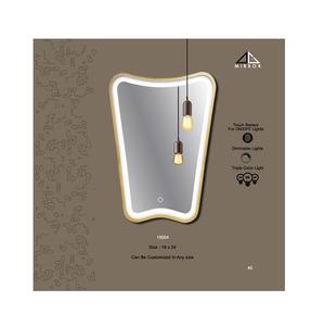 <b>Mirror</b> Frame Constructed From SS 304 With PVD Finish For Moisture Protection And <b>Long</b> Lasting Bathroom Use - Product Image 1