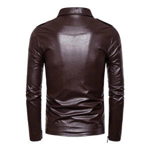 Chaqueta de piel de vaca de alta calidad, cómoda, duradera para el día a día, soporte de moda, diseño elegante de calle alta, tela para todas las estaciones - Product Image 2