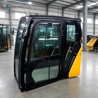 Ensemble de cabine d'excavatrice CAT série 320 avec porte vitrée, cabine d'opérateur de construction d'occasion
