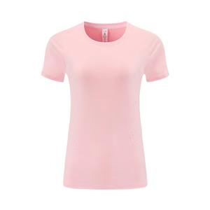 เสื้อผ้าออกกำลังกายแบบแห้งเร็วสำหรับผู้หญิงเสื้อยืดออกกำลังกายสำหรับฤดูร้อนคอกลม & ผ่าข้างพิมพ์ลาย - Product Image 4