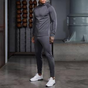 Ropa deportiva de poliéster de alta calidad para hombre, chándal con bolsillos y cremallera, 100% poliéster - Product Image 2