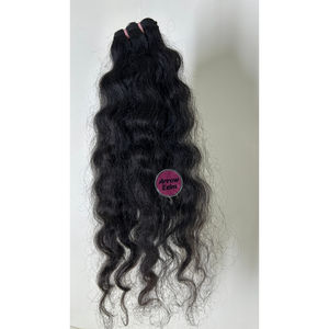 Vendor Aligned Cuticle Virgin Indian Remy <b>Hair</b> <b>Extensions</b> Raw Natural Curly Single Donor Machine Double Weft Bundles - Product Image 2