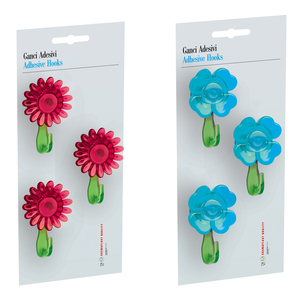 Set 3 Ganci Adesivi 1 Spot 3 Pezzi Stile Margherita - Product Image 1