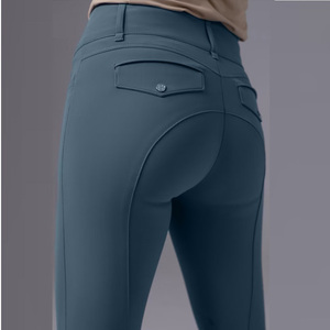 Pantalones de montar a caballo para mujer con ajuste cómodo, ropa ecuestre duradera con agarre de asiento completo, fabricación personalizada, pantalones a granel al por mayor - Product Image 6