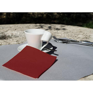 Tovaglioli Microdot Bordeaux 20x20cm, 100 Pezzi, 24 Confezioni, B2B - Product Image 1