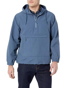Veste coupe-vent en nylon avec poche avant zippée, logo OEM personnalisé, tissu résistant au vent pour la course en extérieur, fabricant en gros - Product Image 6