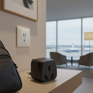 Adaptador de Corriente Portátil de Tres Orificios de AU a Reino Unido para Viajes - Product Image 3