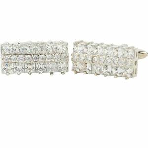 Vittorio Vico CL105X高品質シルバーウェディングをテーマにしたセットファッションカフスボタンタイクリップビジネス誕生日婚約パーティー - Product Image 4