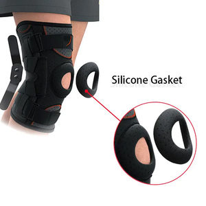 Protège-genoux articulés MESS SPORTS, respirants, en néoprène fin et polyester, protection complète, soutien sportif pour les genoux - Product Image 4