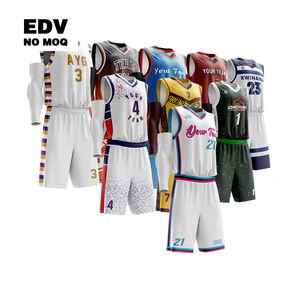 Maillot de basket-ball à sublimation directe d'usine à redressement rapide Conception professionnelle personnalisée pour les sports pour adultes Respirant Plus Size - Product Image 4
