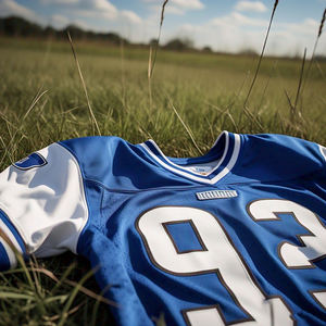 Maillot américain par sublimation personnalisée Maillot américain unisexe de haute qualité à porter en équipe de football - Product Image 6