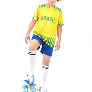 Nuevo Kit de uniforme de fútbol de secado rápido al por mayor Kits de ropa de fútbol Personalizados Baratos Niños Personalizar Logo Uniforme para niños - Product Image 2