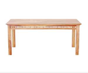 Ensemble de table à manger 6 places en bois massif authentique pour les repas et les rassemblements Ensembles de restaurant élégants - Product Image 2
