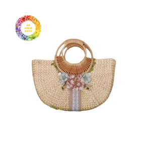 Gamme de sacs en jacinthe d'eau du Vietnam divers sacs en jacinthe d'eau faits à la main disponibles en styles ronds carrés et rectangulaires - Product Image 6