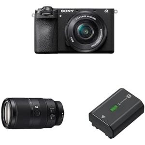 APS-C Mirrorless <b>Camera</b> Body with 16-50mm & 70-350mm Lenses Adventure Kit Including Rechargeable Battery Pack - Product Image 1