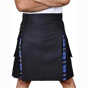 Kilt plissé vintage en denim élégant pour femmes avec taille réglable caractéristique antistatique pour les mariages célébrations d'événements formels - Product Image 4