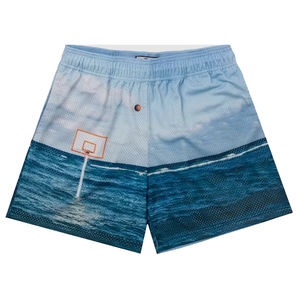 Nuevo verano EE Casual hombres y mujeres pantalones cortos de malla baloncesto corto deportes poliéster transpirable sublimación EE pantalones cortos - Product Image 1