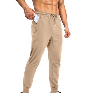 Pantalons de jogging d'entraînement, taille haute, ceinture élastique, cordon de serrage, respirant, extensible, vêtements de sport actifs, polyester, pantalon décontracté - Product Image 2