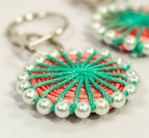 Pendientes de Cuentas Hechos a Mano, Pendientes Personalizados con Múltiples Cuentas, Joyería Festiva para Mujer al Mejor Precio - Product Image 5